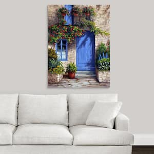 "Provence Blue Door" by Barbara Felisky Canvas Wall Art