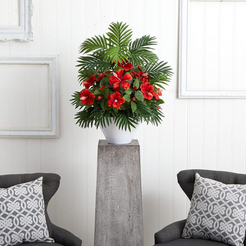 4.5 ft. Artificial Palm Tree in Pot for Indoor/Outdoor