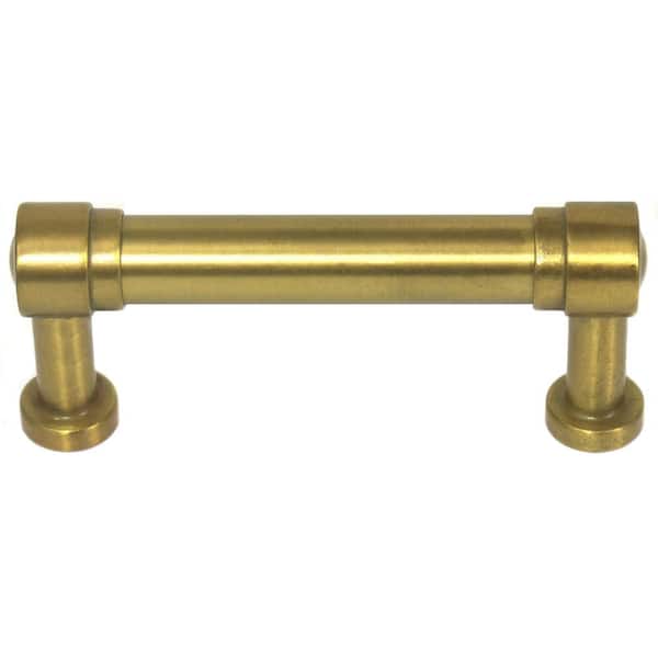 Unbranded Precision 5 in. Center-to-Center Champagne Brass Bar Pull Cabinet Pull