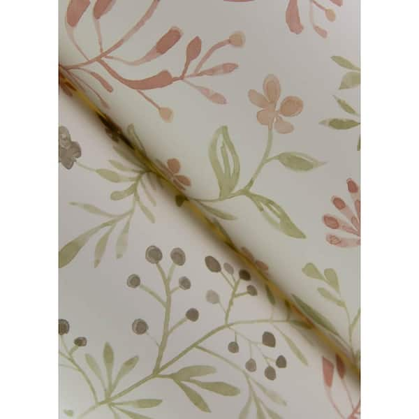 Chesapeake Tarragon Honey Dainty Meadow Wallpaper, 20.5-in by 33-ft -  Walmart.com