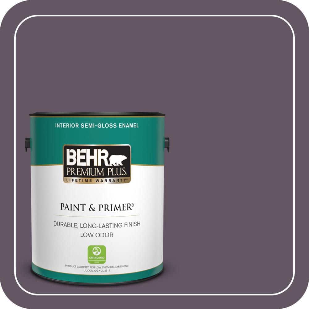 1 gal. Home Decorators Collection #HDC-CL-03 Grand Grape Semi-Gloss Enamel Low Odor Interior Paint & Primer price history on PriceWatchPro