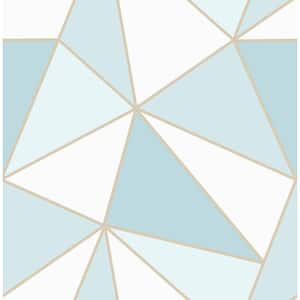 Apex Blue Geometric Blue Wallpaper Sample