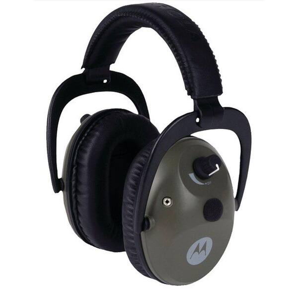 MOTOROLA Protective Noise Canceling Earpads with PTT Microphone Cable
