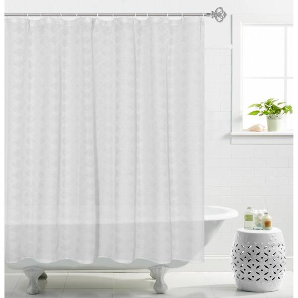 Dainty Home Joelle 70 In X 72, 70 X 70 Shower Curtain