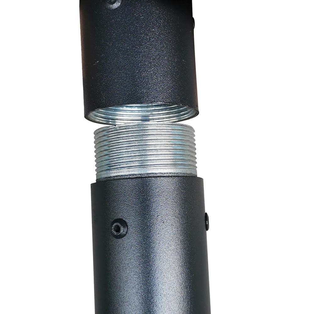 9 ft Tan Steel Market Patio Umbrella with Crank and Tilt
