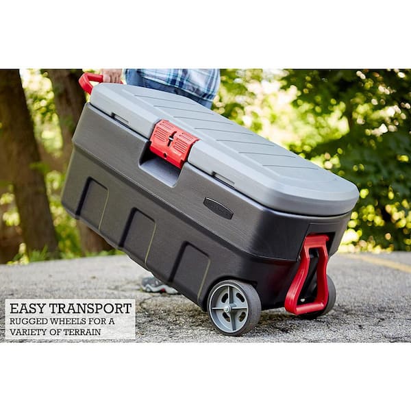 Rubbermaid Action Packer 35 gal. with Wheels RMAP350007 - The Home