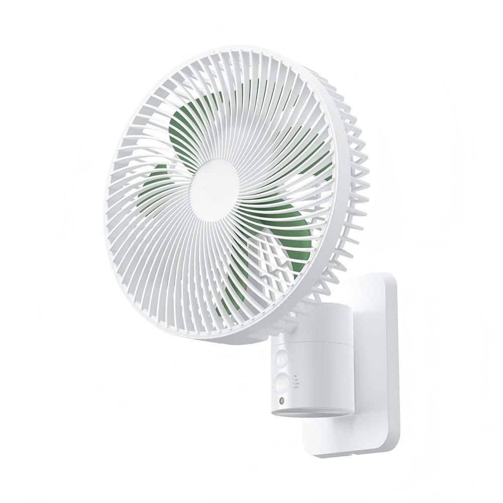 8 in. 4 Speed Oscillating High Velocity White Indoor Wall Mount Fan with Remote, Timer, Adjustable Tilt for Bedroom price history on PriceWatchPro