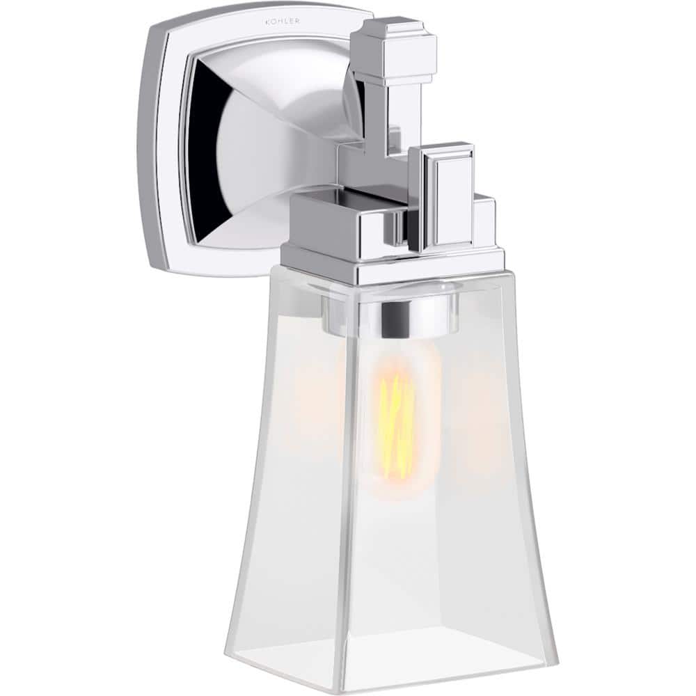 KOHLER Riff 1Light Polished Chrome Wall Sconce 31755SC01CPL The