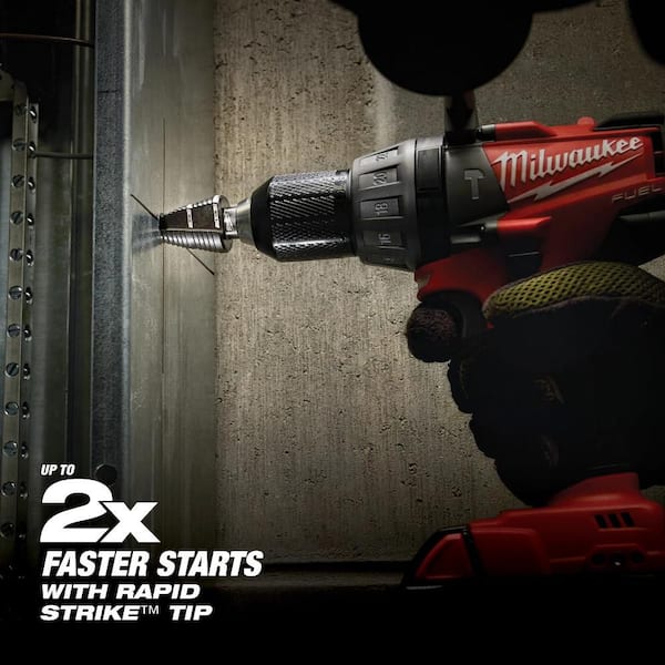 Milwaukee 7/8 in. #7 Black Oxide Step Drill Bit (1-Step) 48-89