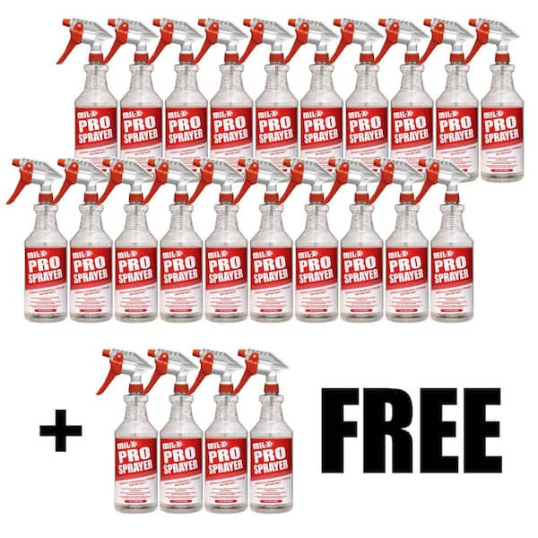 MIL-X 32 oz. Professional Spray Bottle 20+4 FREE (24-Count)