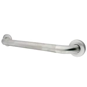 Traditional 16 in. x 1-1/4 in. Grab Bar in Brushed Nickel