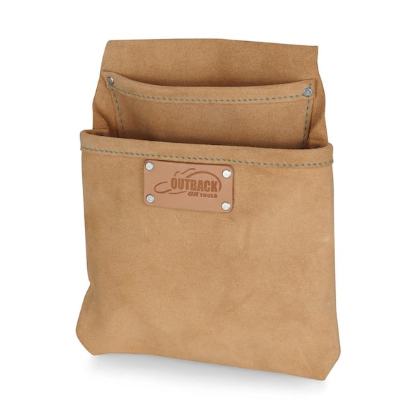OX TOOLS Tradesman Suede 3-Pocket Fastener Bag