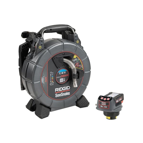RIDGID SeeSnake microDRAIN APX Sewer Camera Reel & CSx Via System