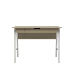 Ormond 45.94 in. Pale Oak Computer Desk with Drawer