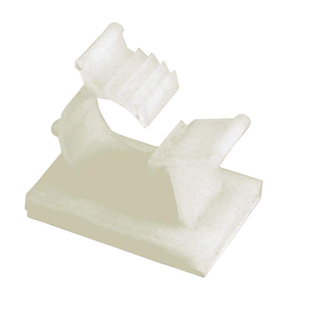 CTSGC Clear Cord Clips, 60-Clips with 60-Screws, 66-Adhesive