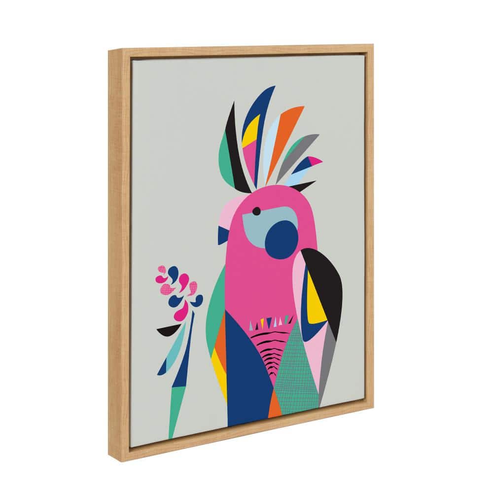24" x 18" Natural Abstract Animal Canvas Wall Art