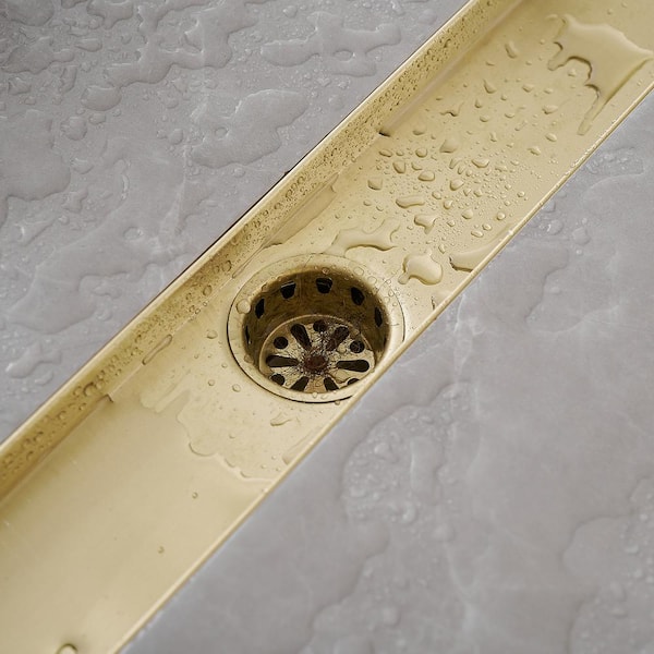 Bathtub Grid Strainer - PVD Gold - C8031