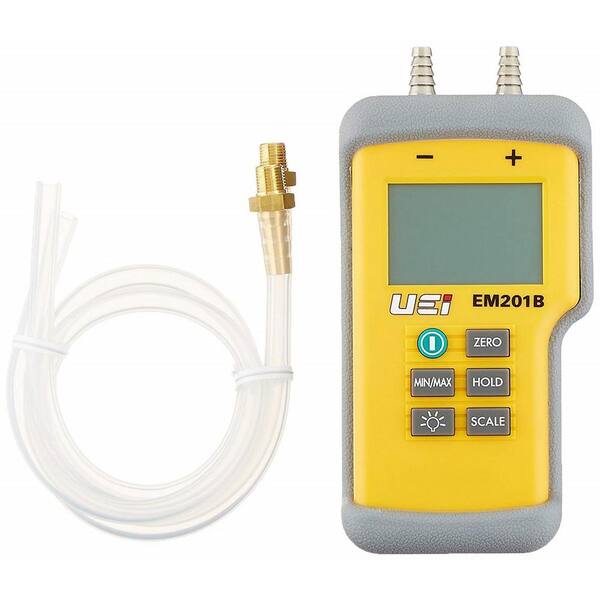 Details about   UEi Test Instruments EM201B Dual Input Differential Manometer Home Improvement