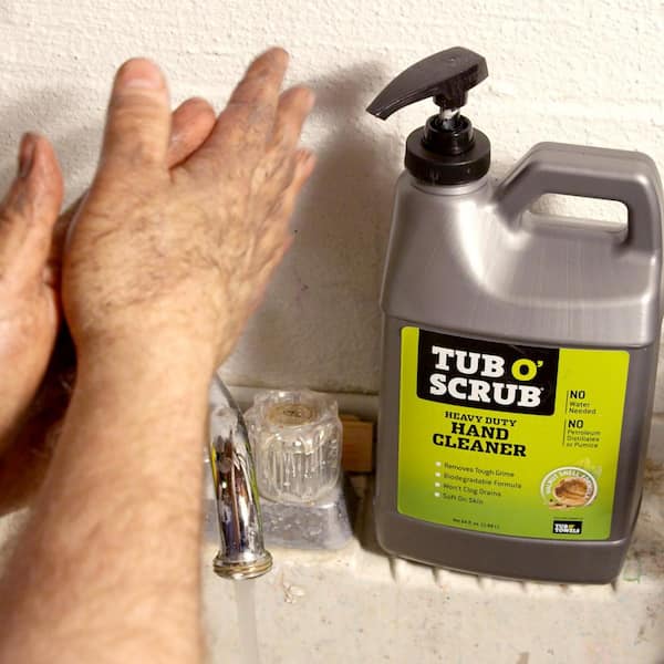 Grip Clean All Natural Heavy Duty Hand Soap - Half Gallon Countertop Jug 