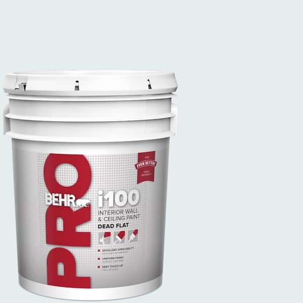 5 gal. #PPL-14 Mountain Air Dead Flat Interior Paint