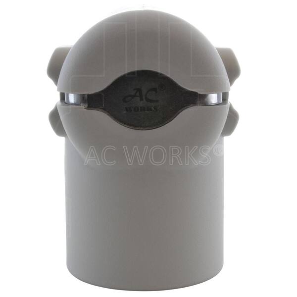 AC WORKS - Electric Vehicle Charging Adapter for Tesla Use (50 Amp, NEMA 10-50 Plug to NEMA 14-50 Tesla Connector)