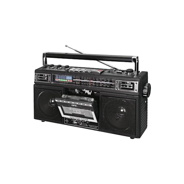 Cassette to MP3 Converter QFX J-22U Retro Collection AM/FM/SW1/SW2 4-Band Radio 