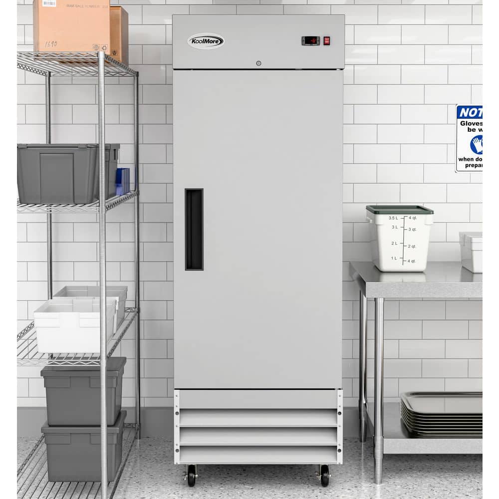 23 cu. ft. Stainless Steel Single Door Reach-In Freezer