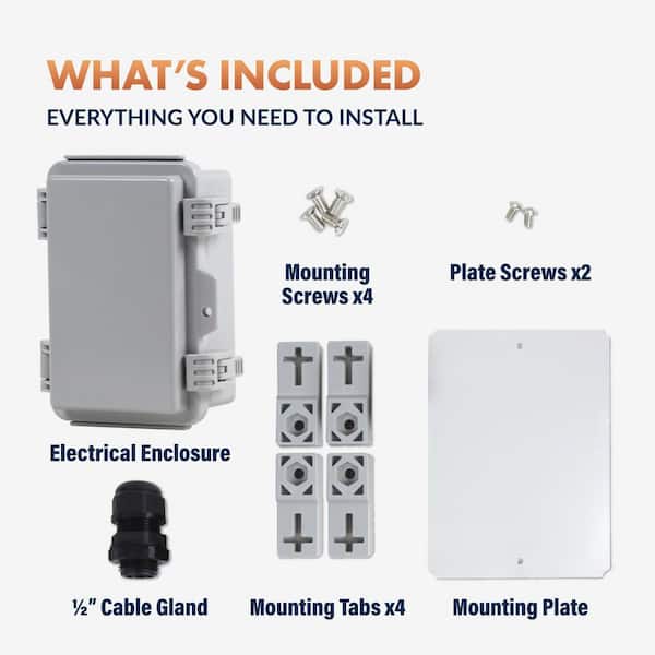 NEWHOUSE ELECTRIC NEMA 4X 2.95 in. L x 3.54 in. W x 5.91 in