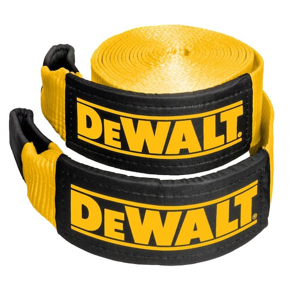 DEWALT 4 in. x 30 ft. x 40,000 LB. Break Strength Recovery Strap Rope  w/Loop Ends DXBC40000 - The Home Depot