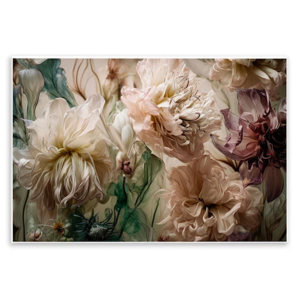 Stupell Industries Blush Toned Flowers by Incado Unframed Nature Graphic Art Print 13 in. x 19 in.