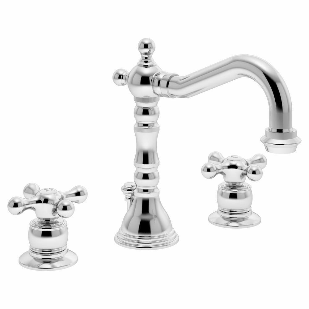 Symmons Carrington 8 in. Widespread 2Handle MidArc Bathroom Faucet in