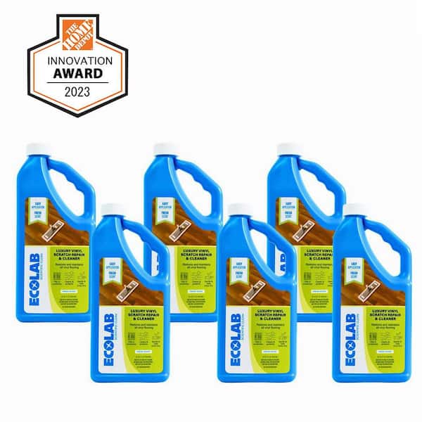32 fl. oz. LVP Scratch Repair & Cleaner Concentrate, Pro Formula Fixes Scratches, No Rinse, No Residue Build-Up (6-Pack)