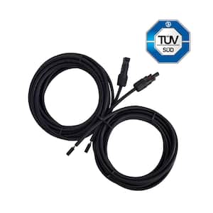 20 ft. 10 AWG Solar Panel and Charge Controller Connector Adaptor Kit Cables