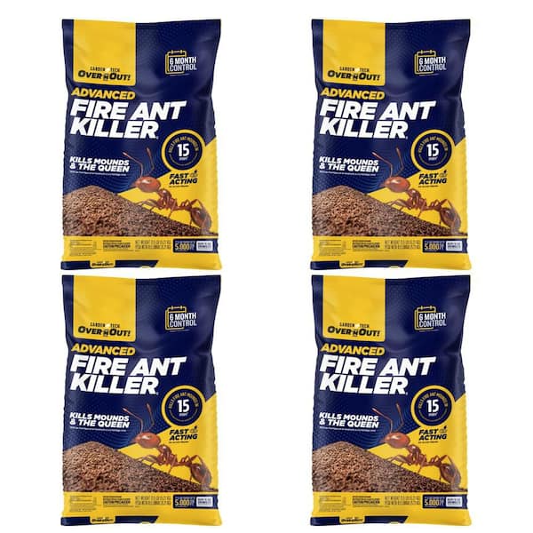 11.5 lbs. 5,000 sq. ft. Fire Ant Killer Lawn Granules Broadcast Treatment 4-Unit Case Pack