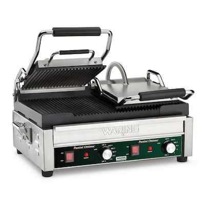 Panini Ottimo Dual Panini Grill - 240-Volt (17 in. x 9.25 in. cooking surface)