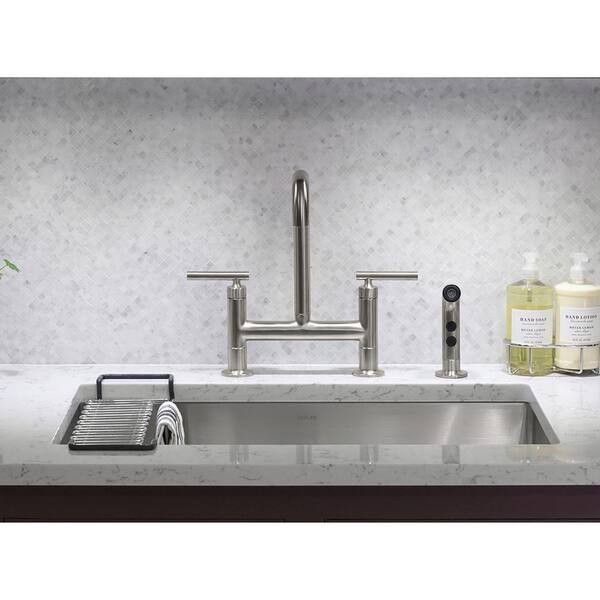 KOHLER Strive Undermount Stainless Steel 29 in. Single Bowl KOHLER Strive Undermount Stainless Steel 29 in. Single Bowl