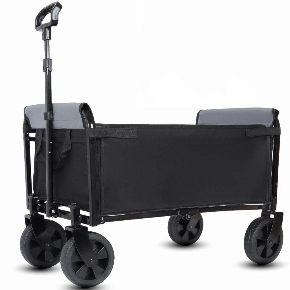 3-in-1 Collapsible Wagon, 220lbs, Cup Holders, Black price history on PriceWatchPro