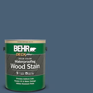 1 gal. #PPU14-19 English Channel Solid Color Waterproofing Exterior Wood Stain