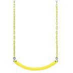 Belt Swing for All Ages with Vinyl Coated Chain in Yellow