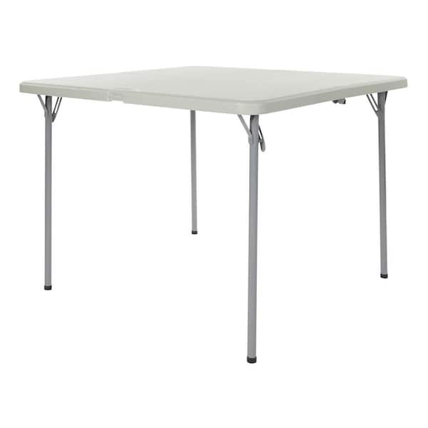 Office Star Products 5-Piece Grey Folding Table Set PCT-05 - The
