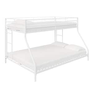 Fulton White Metal Twin Over Full Bunk Bed