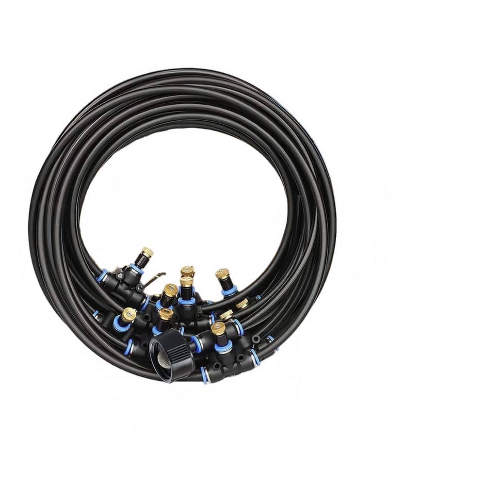 Misting System for Patio 80 ft. Water Mister Hose for Outdoor, Backyard Mist for Outside, Garden, Greenhouse, Deck price history on PriceWatchPro