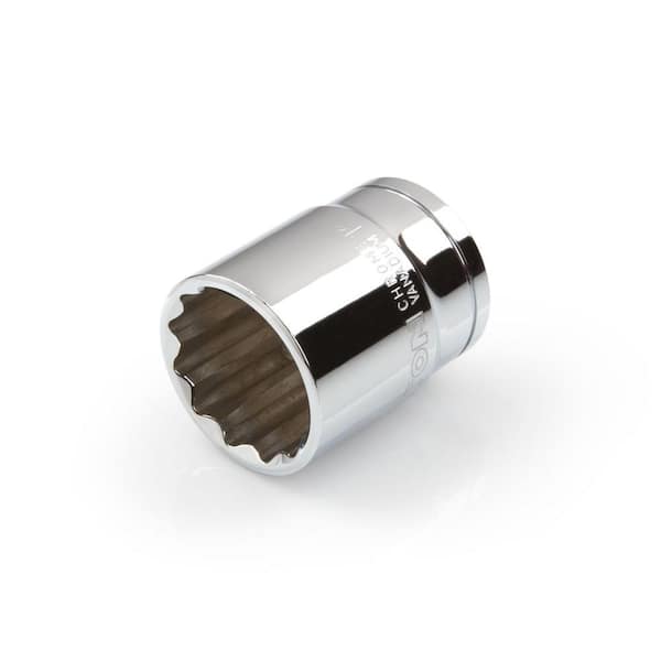 TEKTON 1/2 in. Drive 1 in. 12-Point Shallow Socket