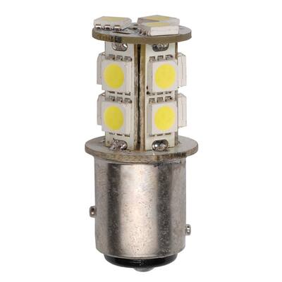 Replacement LED 1157 Series Single Circuit Tail Light Bulb 2 Pack - White