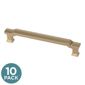 Scalloped Footing 5-1/16 in. (128 mm) Classic Champagne Bronze Cabinet Pulls (10 pack)