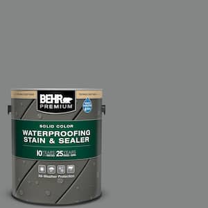1 gal. #PFC-63 Slate Gray Solid Color Waterproofing Exterior Wood Stain and Sealer