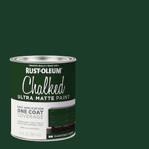 30 oz. Chalked Forest Green Ultra Matte Interior Paint (Case of 2)