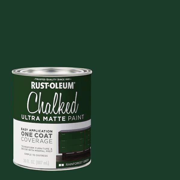 Rust-Oleum 30 oz. Chalked Forest Green Ultra Matte Interior Paint (Case of 2)