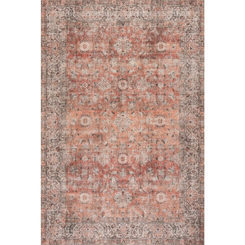 UPC 193981547722 product image for Westfield Antiqued Jute-Blend Orange 5 ft. x 8 ft. Indoor Area Rug | upcitemdb.com