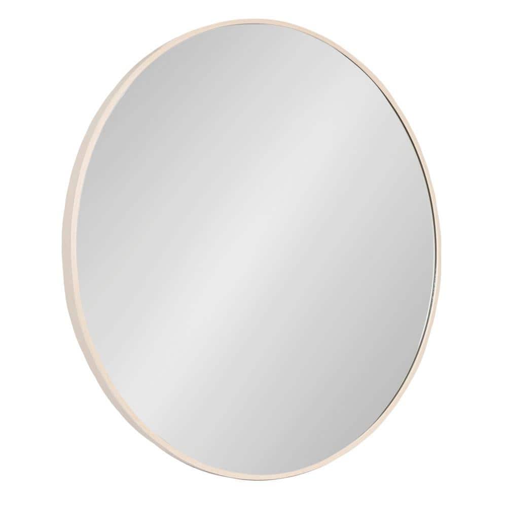 Zayda 24" Round Aluminum Bathroom Mirror